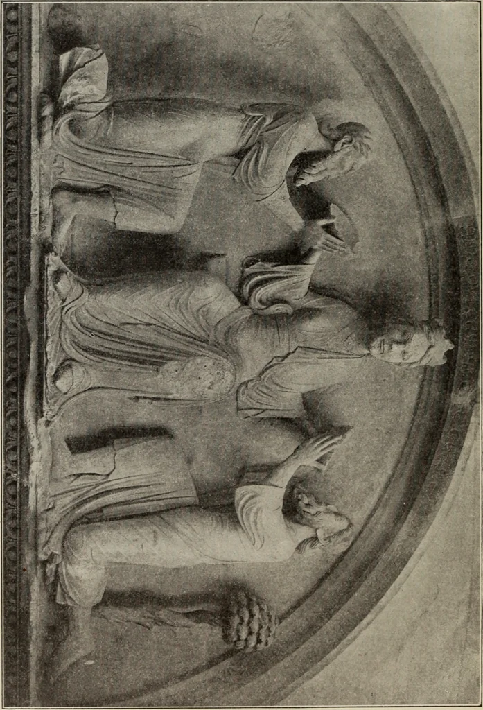 An illustration from Mittelalterliche Plastik in Venedig, 1903, leaf 221