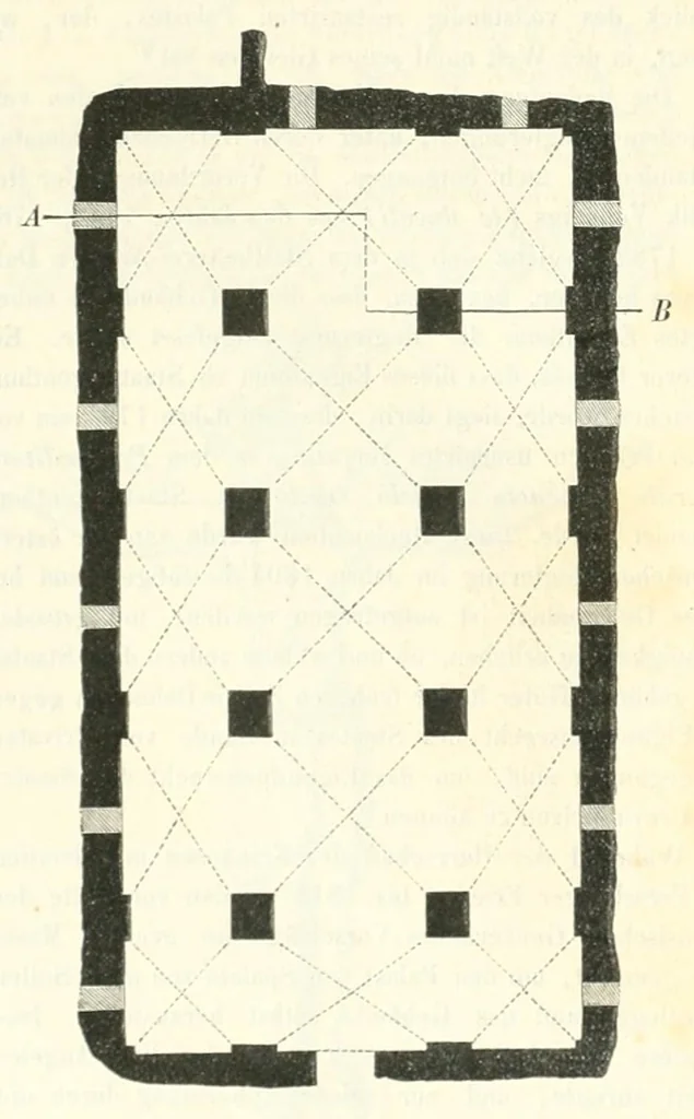 An illustration from Mittheilungen der K.K. Central-Commission zur Erforschung und Erhaltung der Baudenkmale, 1856, leaf 164