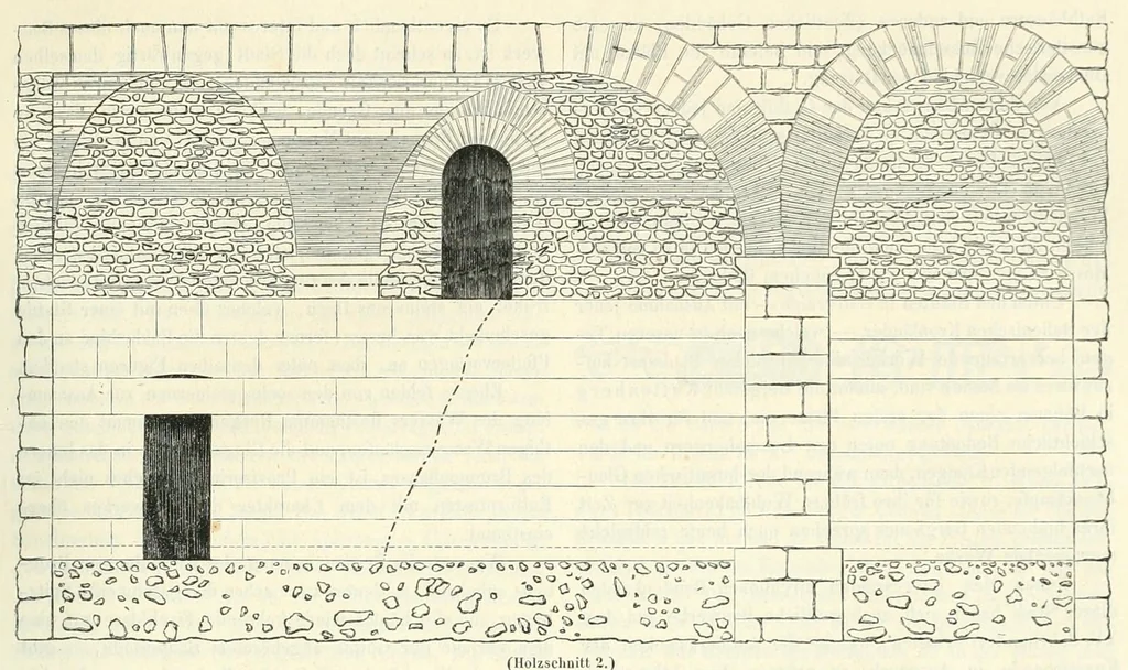 An illustration from Mittheilungen der K.K. Central-Commission zur Erforschung und Erhaltung der Baudenkmale, 1856, leaf 167
