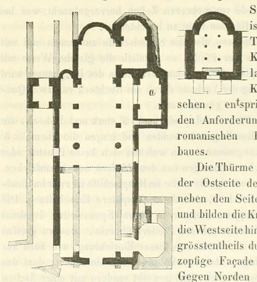 An illustration from Mittheilungen der K.K. Central-Commission zur Erforschung und Erhaltung der Baudenkmale, 1856, leaf 227