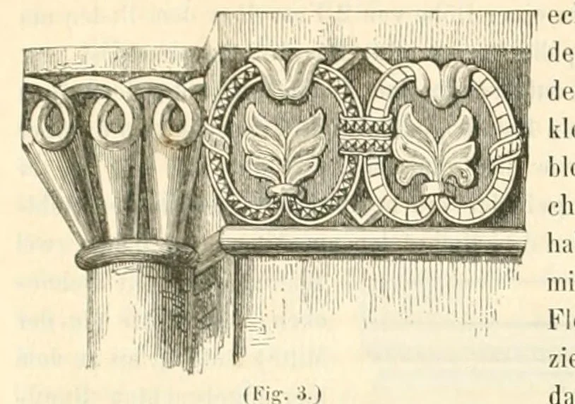 An illustration from Mittheilungen der K.K. Central-Commission zur Erforschung und Erhaltung der Baudenkmale, 1856, leaf 294