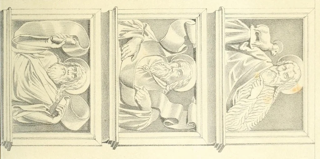 An illustration from Mittheilungen der K.K. Central-Commission zur Erforschung und Erhaltung der Baudenkmale, 1856, leaf 61