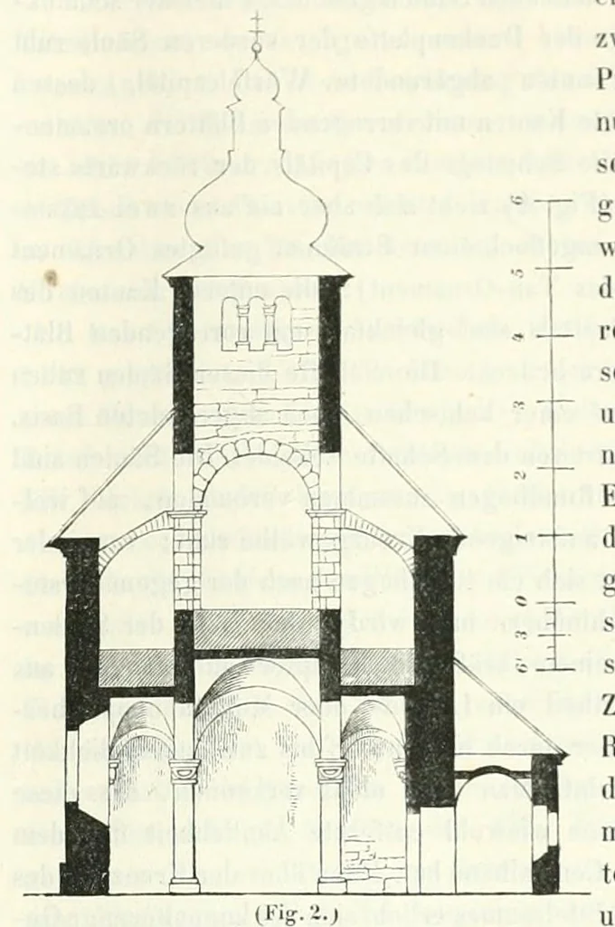 An illustration from Mittheilungen der K.K. Central-Commission zur Erforschung und Erhaltung der Baudenkmale, 1856, leaf 133