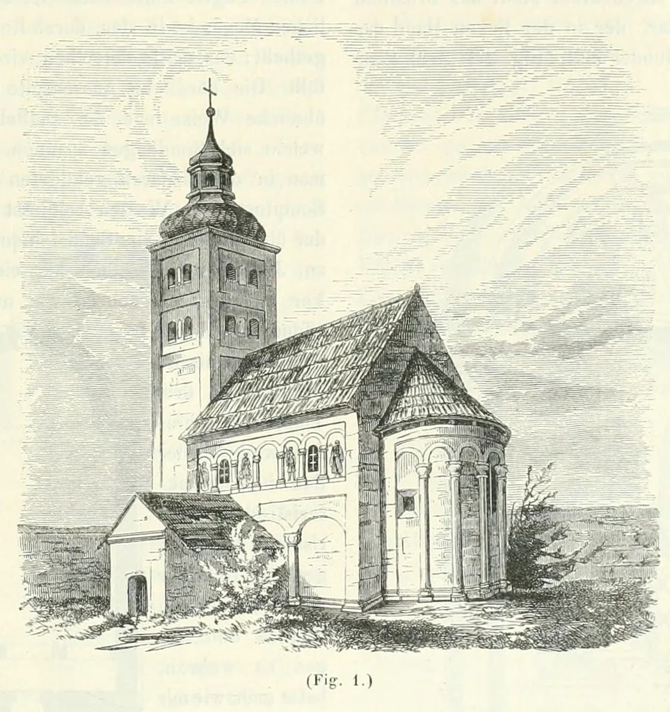 An illustration from Mittheilungen der K.K. Central-Commission zur Erforschung und Erhaltung der Baudenkmale, 1856, leaf 177