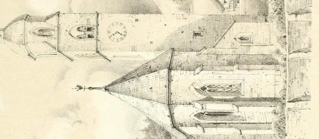 An illustration from Mittheilungen der K.K. Central-Commission zur Erforschung und Erhaltung der Baudenkmale, 1856, leaf 199