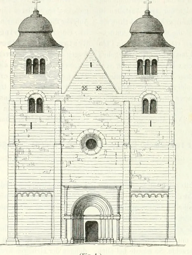 An illustration from Mittheilungen der K.K. Central-Commission zur Erforschung und Erhaltung der Baudenkmale, 1856, leaf 20