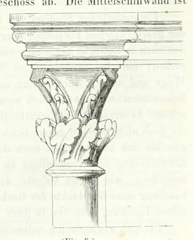 An illustration from Mittheilungen der K.K. Central-Commission zur Erforschung und Erhaltung der Baudenkmale, 1856, leaf 21