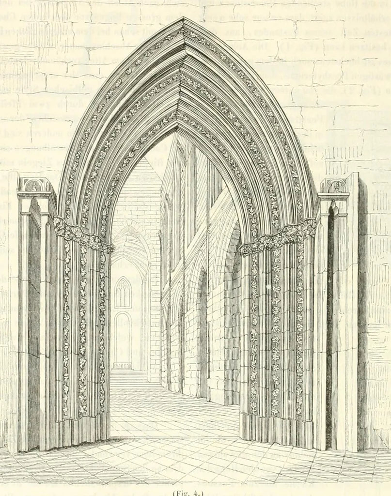 An illustration from Mittheilungen der K.K. Central-Commission zur Erforschung und Erhaltung der Baudenkmale, 1856, leaf 32