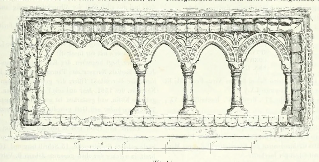 An illustration from Mittheilungen der K.K. Central-Commission zur Erforschung und Erhaltung der Baudenkmale, 1856, leaf 337