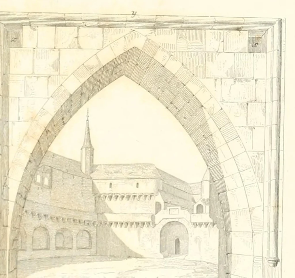 An illustration from Mittheilungen der K.K. Central-Commission zur Erforschung und Erhaltung der Baudenkmale, 1856, leaf 350