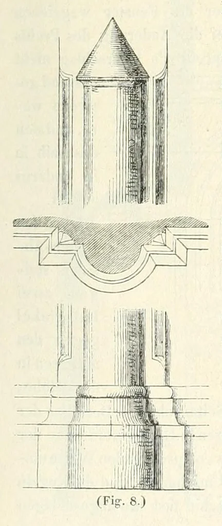 An illustration from Mittheilungen der K.K. Central-Commission zur Erforschung und Erhaltung der Baudenkmale, 1856, leaf 49