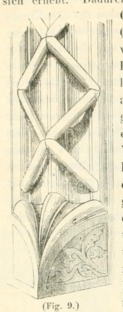 An illustration from Mittheilungen der K.K. Central-Commission zur Erforschung und Erhaltung der Baudenkmale, 1856, leaf 50