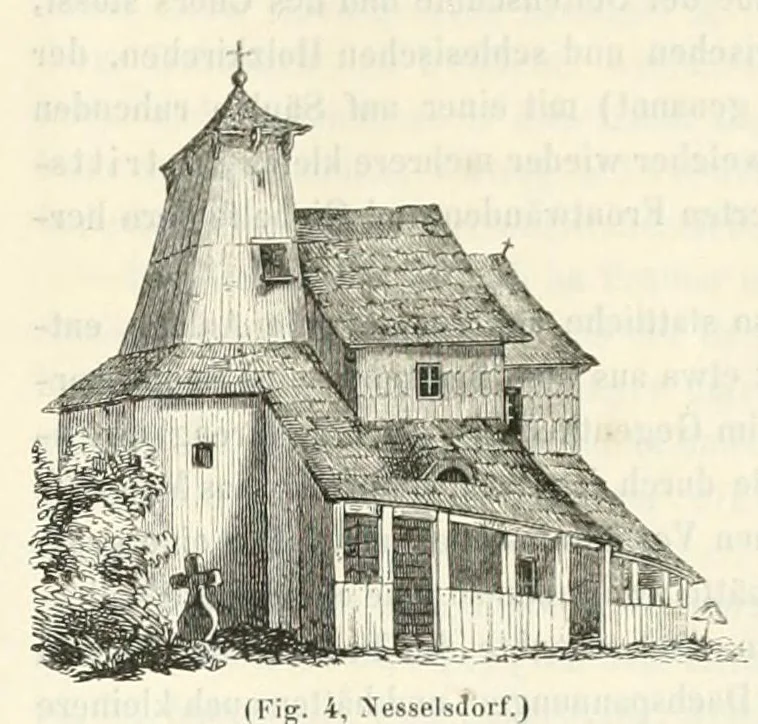 An illustration from Mittheilungen der K.K. Central-Commission zur Erforschung und Erhaltung der Baudenkmale, 1856, leaf 105