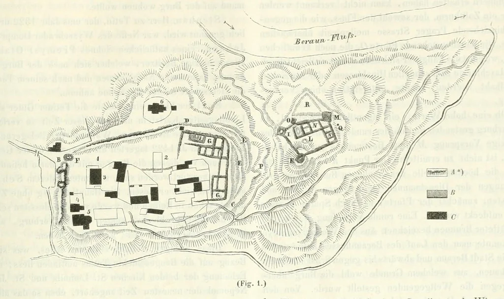 An illustration from Mittheilungen der K.K. Central-Commission zur Erforschung und Erhaltung der Baudenkmale, 1856, leaf 123