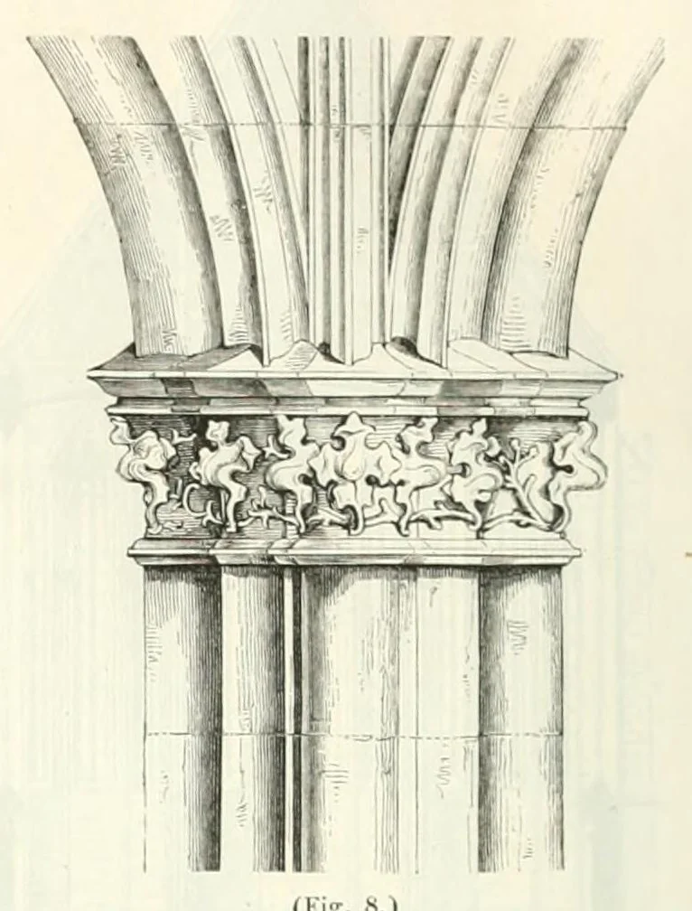 An illustration from Mittheilungen der K.K. Central-Commission zur Erforschung und Erhaltung der Baudenkmale, 1856, leaf 138