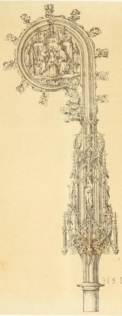 An illustration from Mittheilungen der K.K. Central-Commission zur Erforschung und Erhaltung der Baudenkmale, 1856, leaf 213