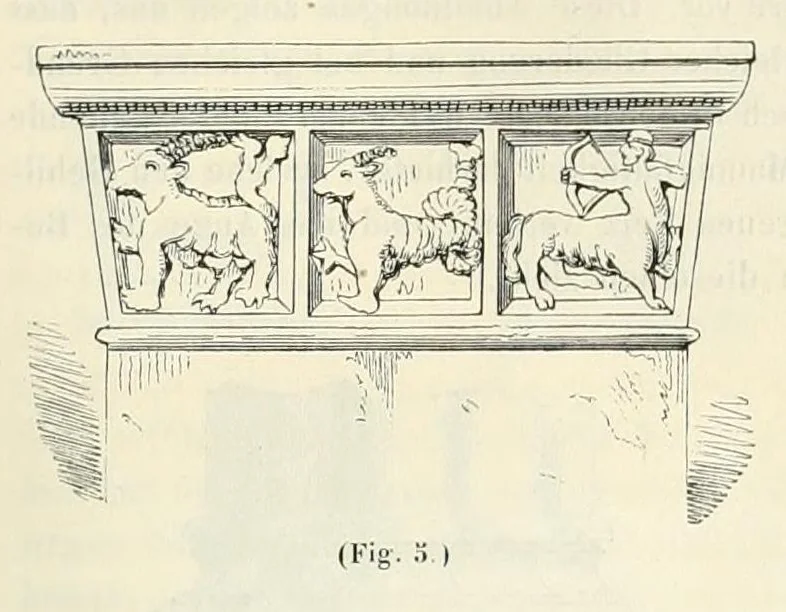 An illustration from Mittheilungen der K.K. Central-Commission zur Erforschung und Erhaltung der Baudenkmale, 1856, leaf 259