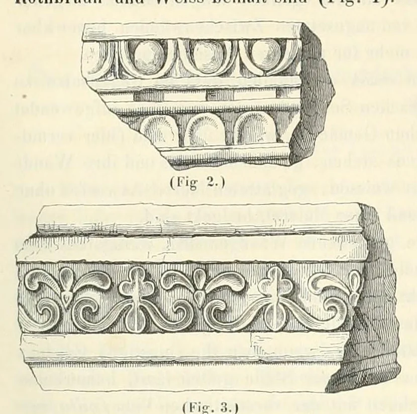 An illustration from Mittheilungen der K.K. Central-Commission zur Erforschung und Erhaltung der Baudenkmale, 1856, leaf 323