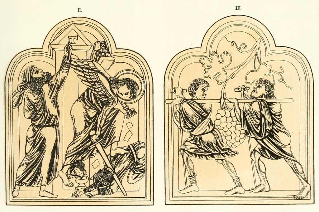 An illustration from Mittheilungen der K.K. Central-Commission zur Erforschung und Erhaltung der Baudenkmale, 1856, leaf 345