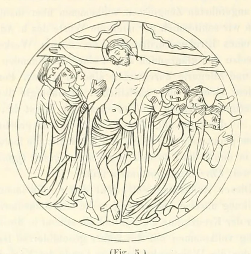 An illustration from Mittheilungen der K.K. Central-Commission zur Erforschung und Erhaltung der Baudenkmale, 1856, leaf 354