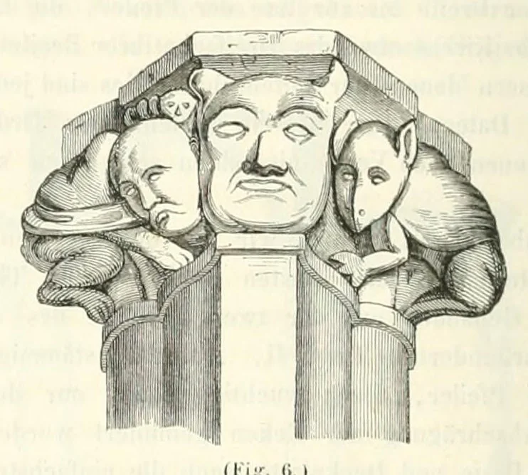 An illustration from Mittheilungen der K.K. Central-Commission zur Erforschung und Erhaltung der Baudenkmale, 1856, leaf 82