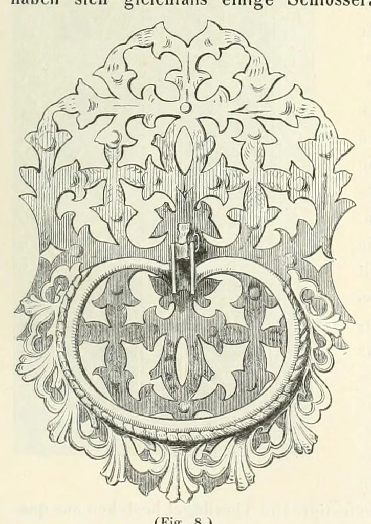 An illustration from Mittheilungen der K.K. Central-Commission zur Erforschung und Erhaltung der Baudenkmale, 1856, leaf 153