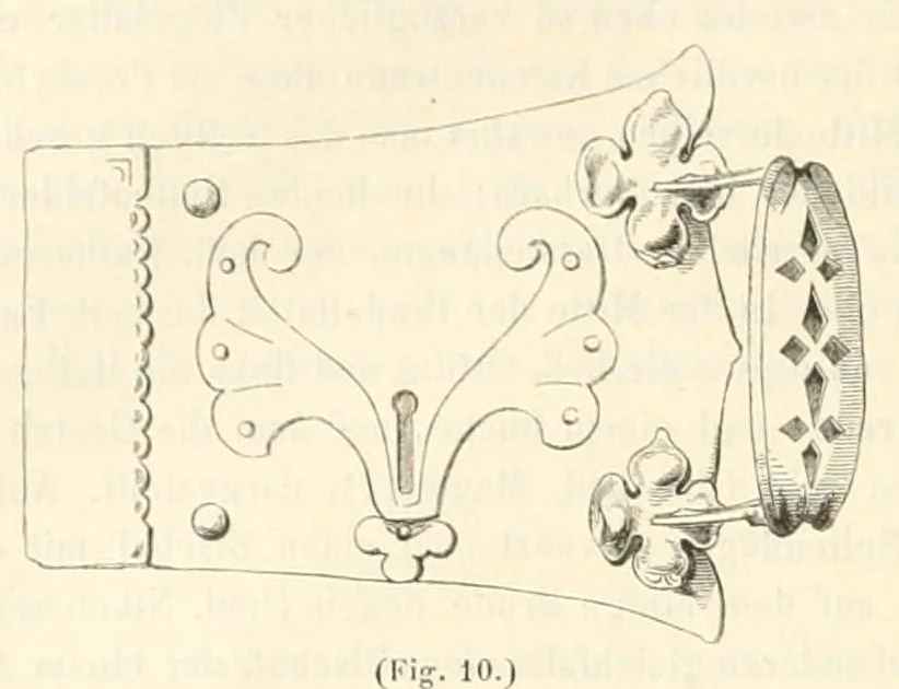 An illustration from Mittheilungen der K.K. Central-Commission zur Erforschung und Erhaltung der Baudenkmale, 1856, leaf 154