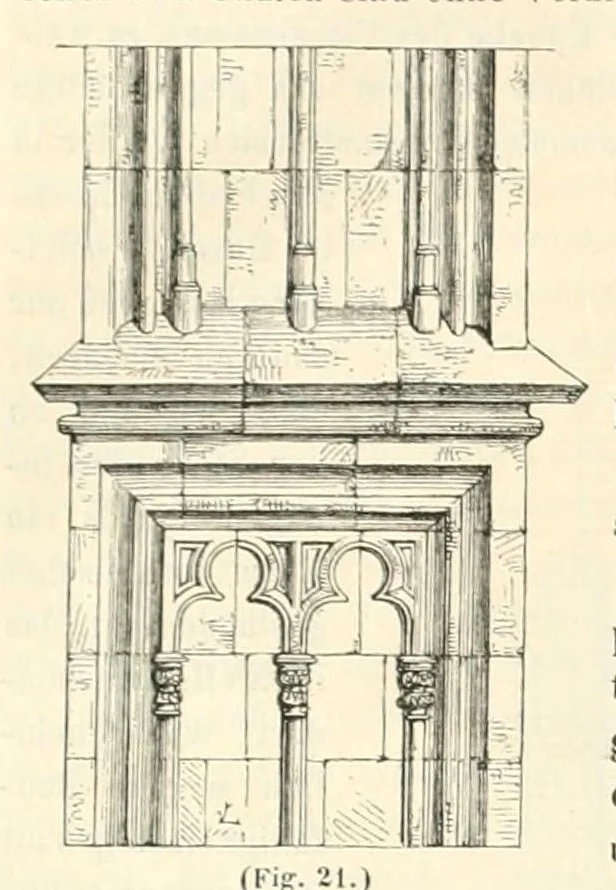An illustration from Mittheilungen der K.K. Central-Commission zur Erforschung und Erhaltung der Baudenkmale, 1856, leaf 288