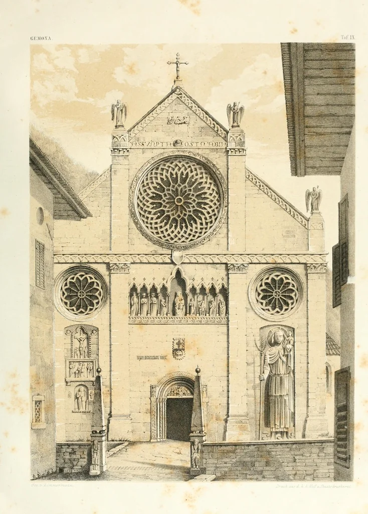 An illustration from Mittheilungen der K.K. Central-Commission zur Erforschung und Erhaltung der Baudenkmale, 1856, leaf 317