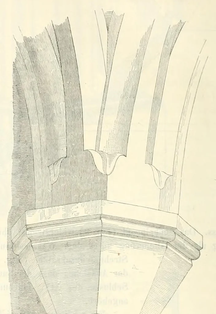An illustration from Mittheilungen der K.K. Central-Commission zur Erforschung und Erhaltung der Baudenkmale, 1856, leaf 350