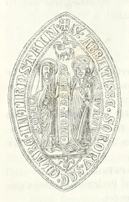 An illustration from Mittheilungen der K.K. Central-Commission zur Erforschung und Erhaltung der Baudenkmale, 1856, leaf 195