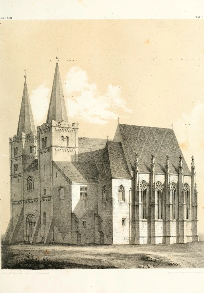 An illustration from Mittheilungen der K.K. Central-Commission zur Erforschung und Erhaltung der Baudenkmale, 1856, leaf 219