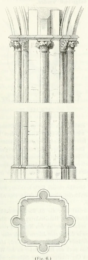 An illustration from Mittheilungen der K.K. Central-Commission zur Erforschung und Erhaltung der Baudenkmale, 1856, leaf 251