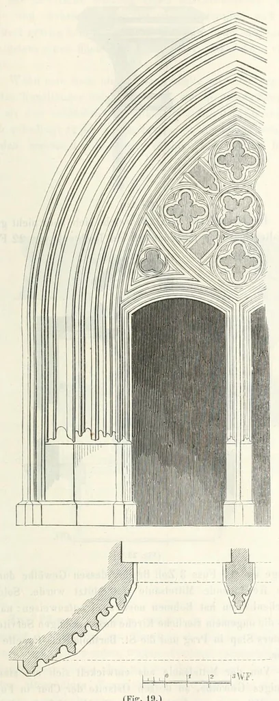An illustration from Mittheilungen der K.K. Central-Commission zur Erforschung und Erhaltung der Baudenkmale, 1856, leaf 277