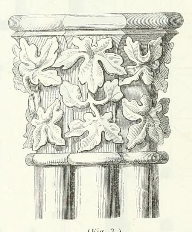 An illustration from Mittheilungen der K.K. Central-Commission zur Erforschung und Erhaltung der Baudenkmale, 1856, leaf 28