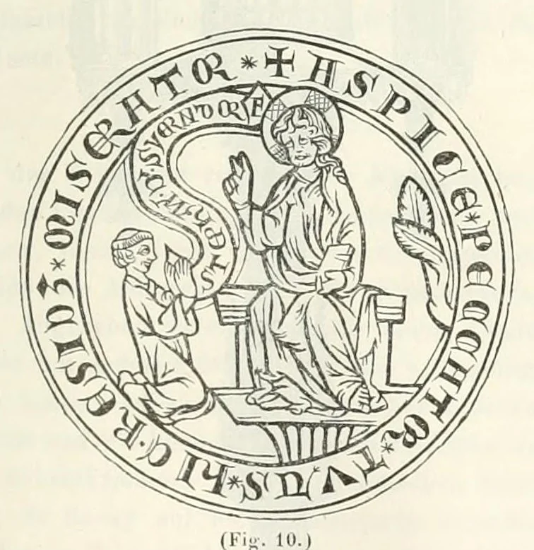 An illustration from Mittheilungen der K.K. Central-Commission zur Erforschung und Erhaltung der Baudenkmale, 1856, leaf 291