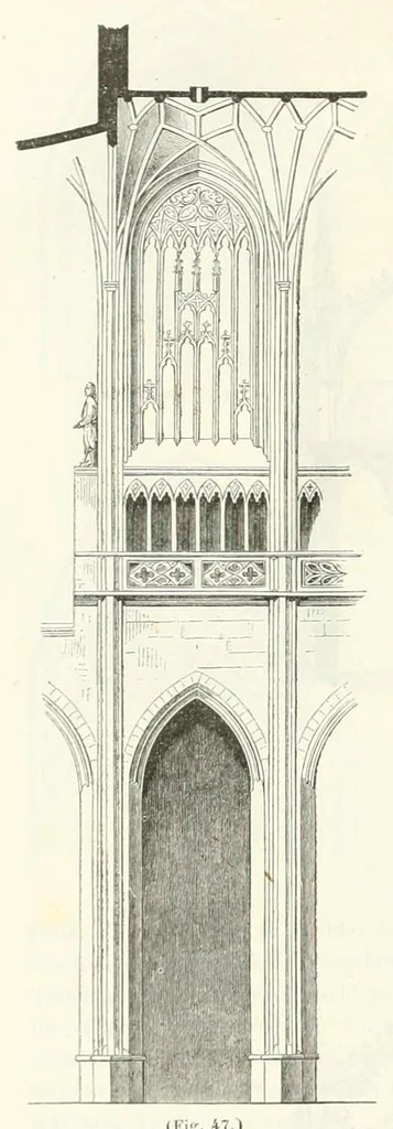 An illustration from Mittheilungen der K.K. Central-Commission zur Erforschung und Erhaltung der Baudenkmale, 1856, leaf 310