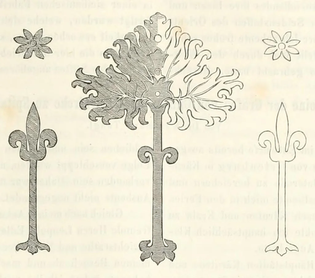 An illustration from Mittheilungen der K.K. Central-Commission zur Erforschung und Erhaltung der Baudenkmale, 1856, leaf 321