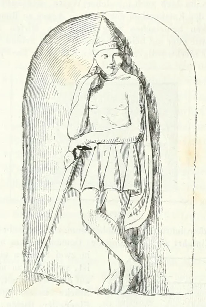 An illustration from Mittheilungen der K.K. Central-Commission zur Erforschung und Erhaltung der Baudenkmale, 1856, leaf 38