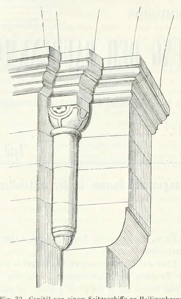 An illustration from Mittheilungen der K.K. Central-Commission zur Erforschung und Erhaltung der Baudenkmale, 1856, leaf 96