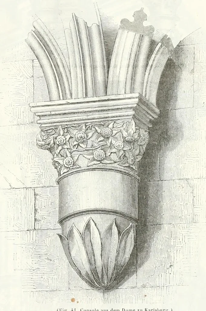 An illustration from Mittheilungen der K.K. Central-Commission zur Erforschung und Erhaltung der Baudenkmale, 1856, leaf 99
