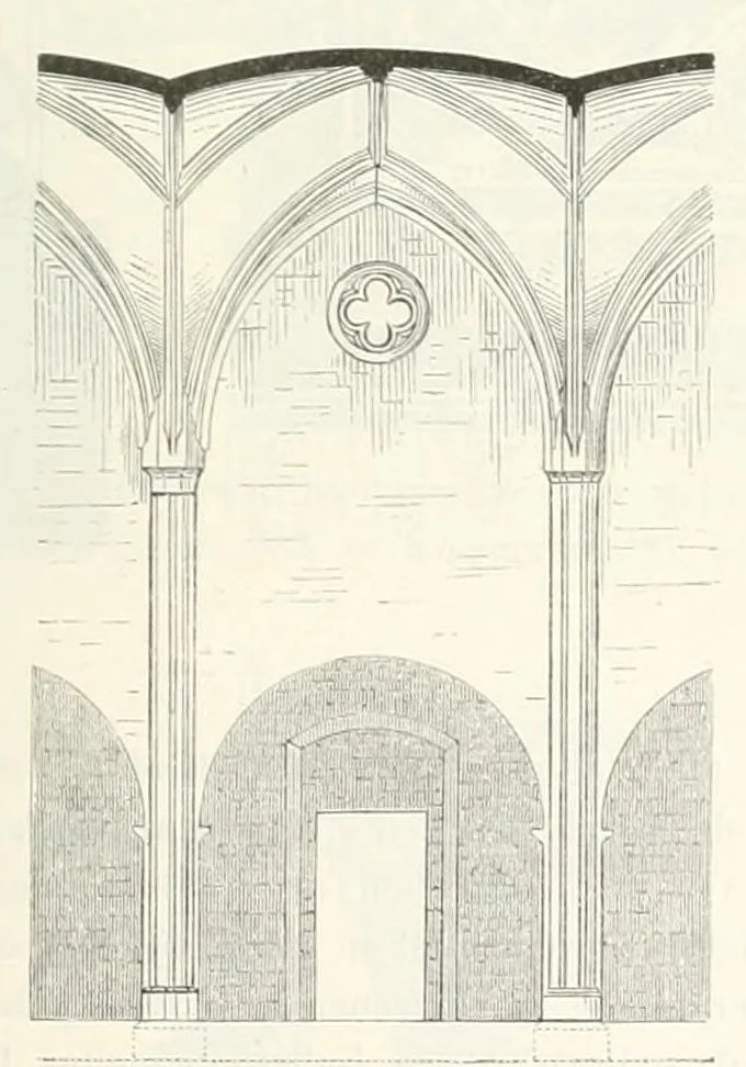 An illustration from Mittheilungen der K.K. Central-Commission zur Erforschung und Erhaltung der Baudenkmale, 1856, leaf 217