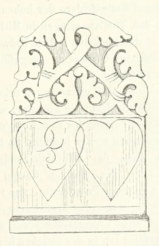 An illustration from Mittheilungen der K.K. Central-Commission zur Erforschung und Erhaltung der Baudenkmale, 1856, leaf 245