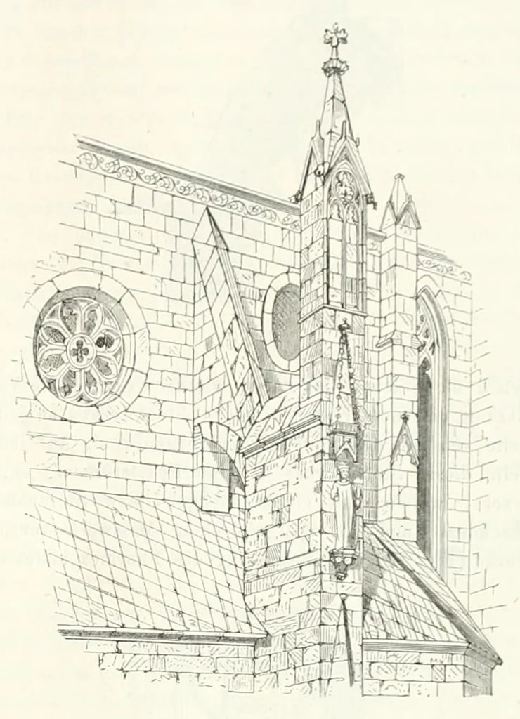 An illustration from Mittheilungen der K.K. Central-Commission zur Erforschung und Erhaltung der Baudenkmale, 1856, leaf 315