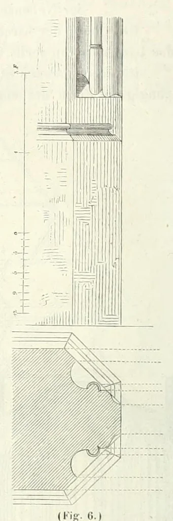 An illustration from Mittheilungen der K.K. Central-Commission zur Erforschung und Erhaltung der Baudenkmale, 1856, leaf 348