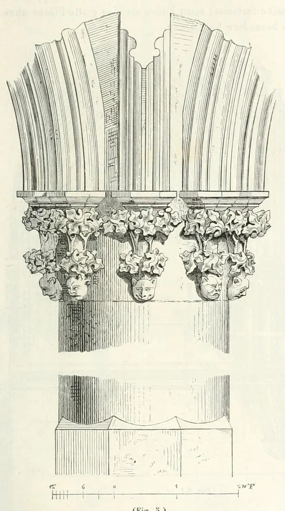 An illustration from Mittheilungen der K.K. Central-Commission zur Erforschung und Erhaltung der Baudenkmale, 1856, leaf 381