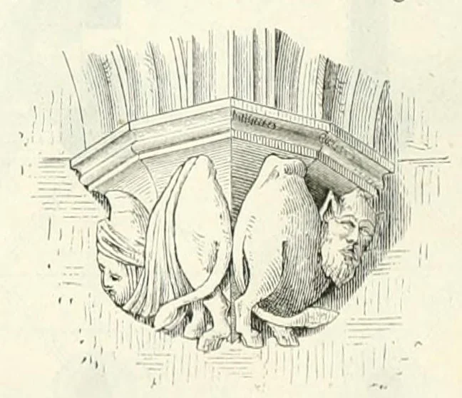 An illustration from Mittheilungen der K.K. Central-Commission zur Erforschung und Erhaltung der Baudenkmale, 1856, leaf 384