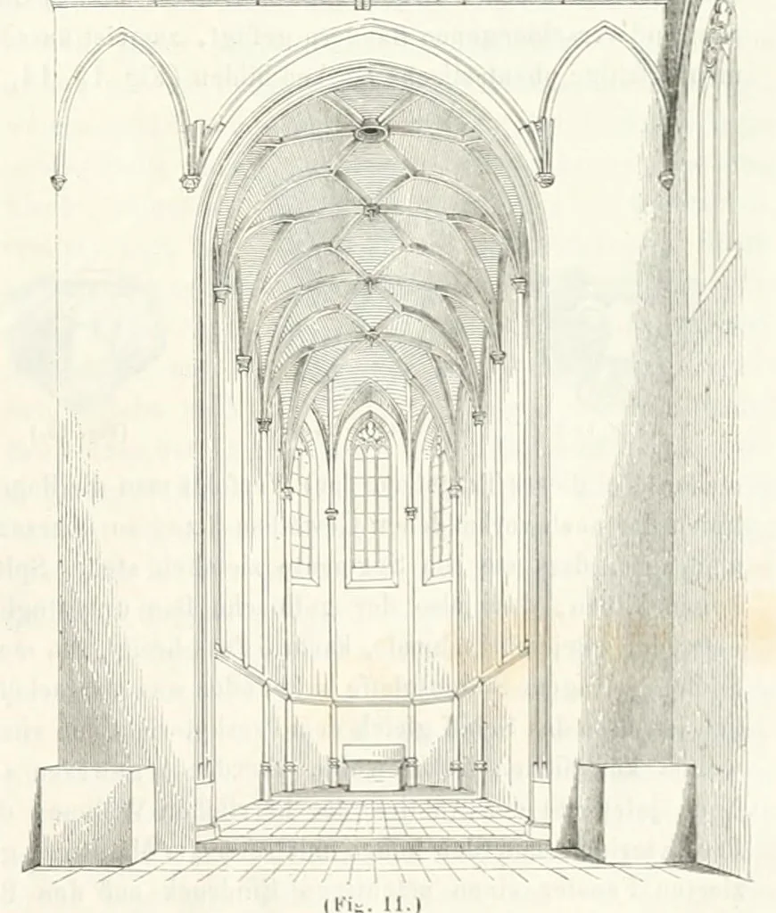 An illustration from Mittheilungen der K.K. Central-Commission zur Erforschung und Erhaltung der Baudenkmale, 1856, leaf 57
