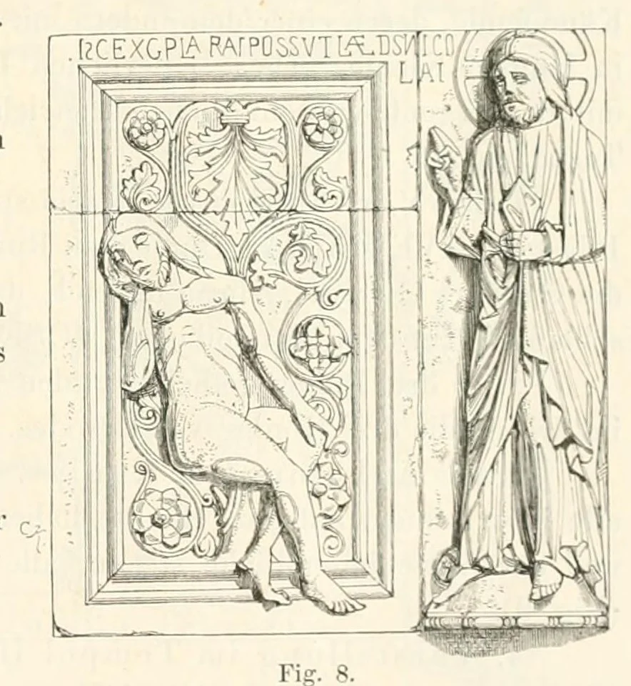 An illustration from Mittheilungen der K.K. Central-Commission zur Erforschung und Erhaltung der Baudenkmale, 1856, leaf 147