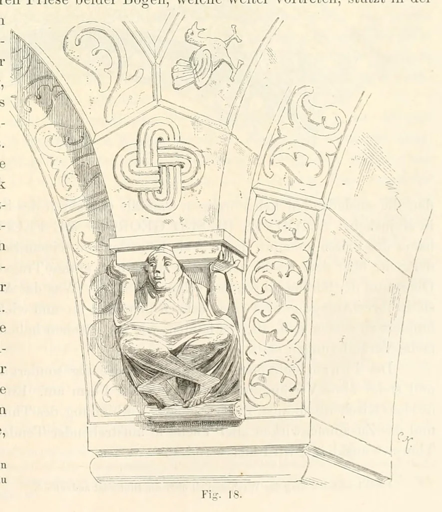 An illustration from Mittheilungen der K.K. Central-Commission zur Erforschung und Erhaltung der Baudenkmale, 1856, leaf 155